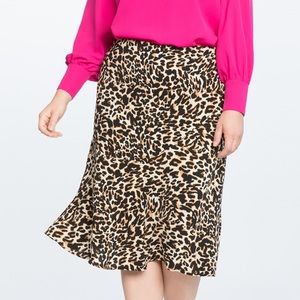 Leopard print skirt